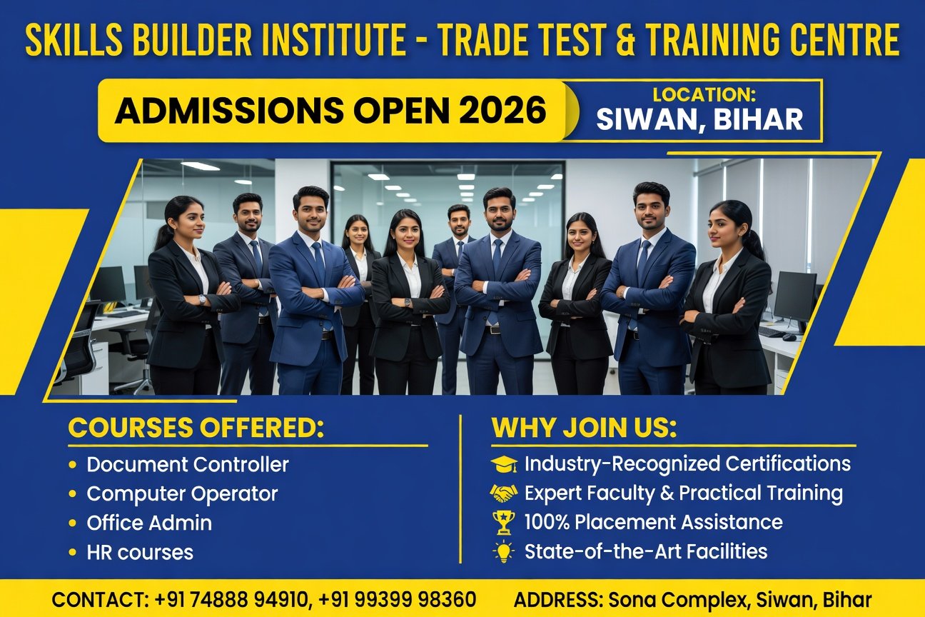 Skills Builder Institute - Admissions Open 2026